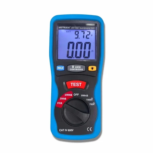 Digital Earth Resistance Tester
