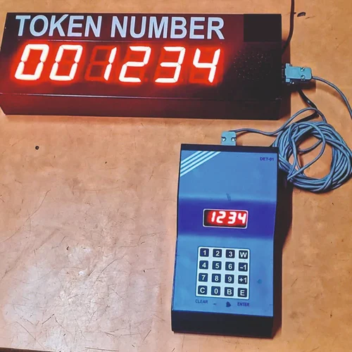 Token Display 6 digit
