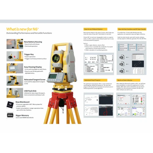 South Total Station For Road Survey