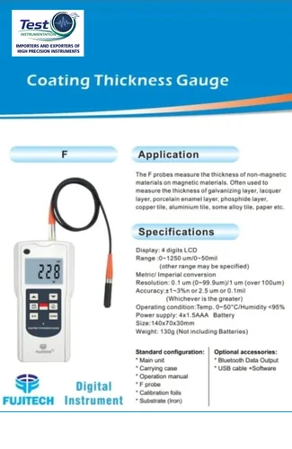 Dft Meter Coating Thickness Gauge