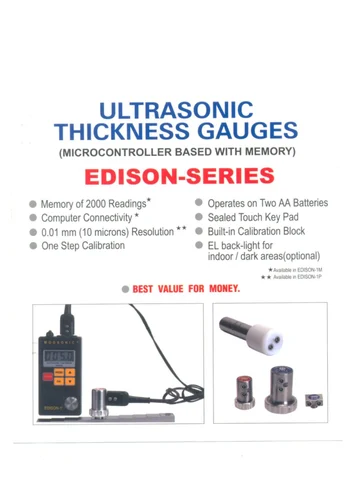 EDISON - 1 - Ultrasonic Thickness Gauge