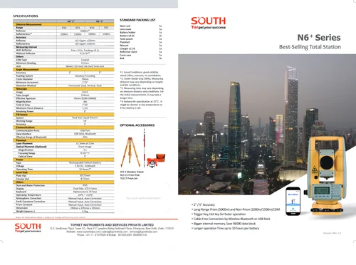 South Total Station For Road Survey