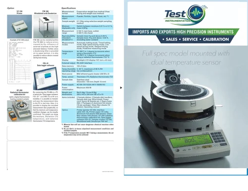 Digital Infrared Moisture Analyzer