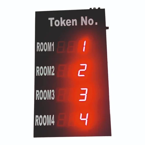 4 Counter Display Token Dispenser System