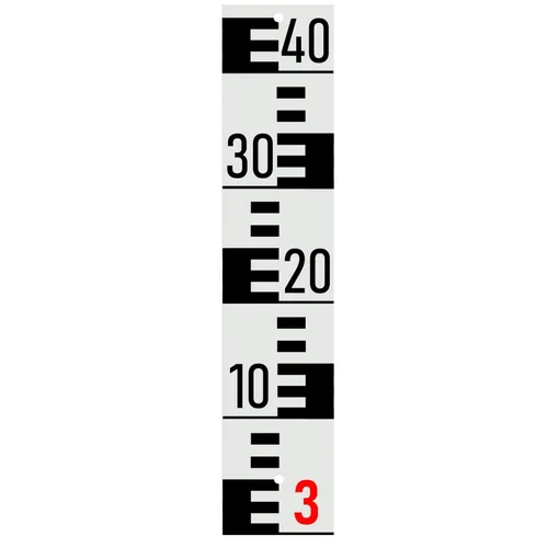 River Staff Gauge