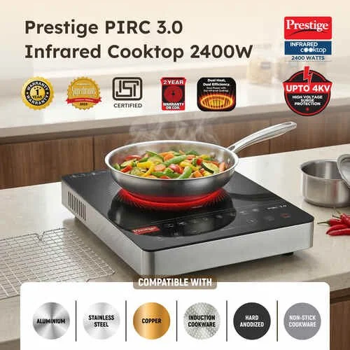 Prestige PIRC 3.0 Plus 2400 Watts Infrared Cooktop